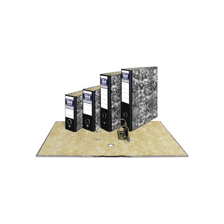 unisystem novoclas archivador novoclas a4 65mm sin rado color negro unisystem novoclas 7439010  pack