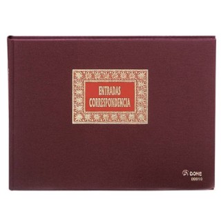 dohe libro de registros entrada correspondencia folio apaisado 100 hojas dohe 09910