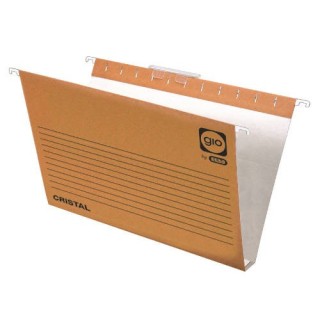 gio carpeta colgante cajon visor corto cristal folio lomo 30 k. bicolor gio 400021944  pack  25 unid