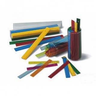 faibo bote 100 reglas 16 cm. colores transparentes surtidos faibo 816 19