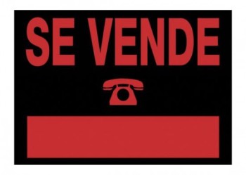 archivo 2000 cartel se vende 500x230 mm pvc negro archivo 2000 6162 ne