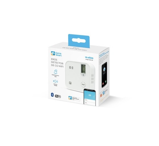 garza detector de seguridad de co smart wifi garza 401705c