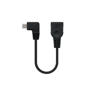nanocable cable usb 2.0 otg tipo micro b/m a/h15cm