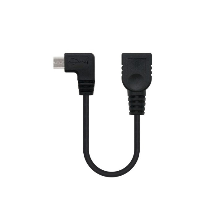 nanocable cable usb 2.0 otg tipo micro b/m a/h15cm