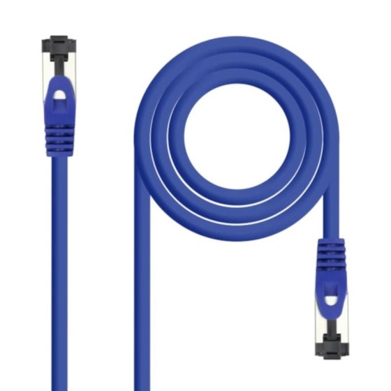 nanocable cable red cat. 8.1 2ghz sstp azul 0,25m