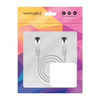 nanocable cable red cat. 8.1 2ghz sstp blanco 25cm