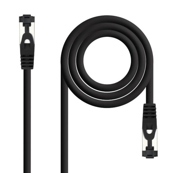 nanocable cable red cat. 8.1 2ghz sstp negro 0,30m