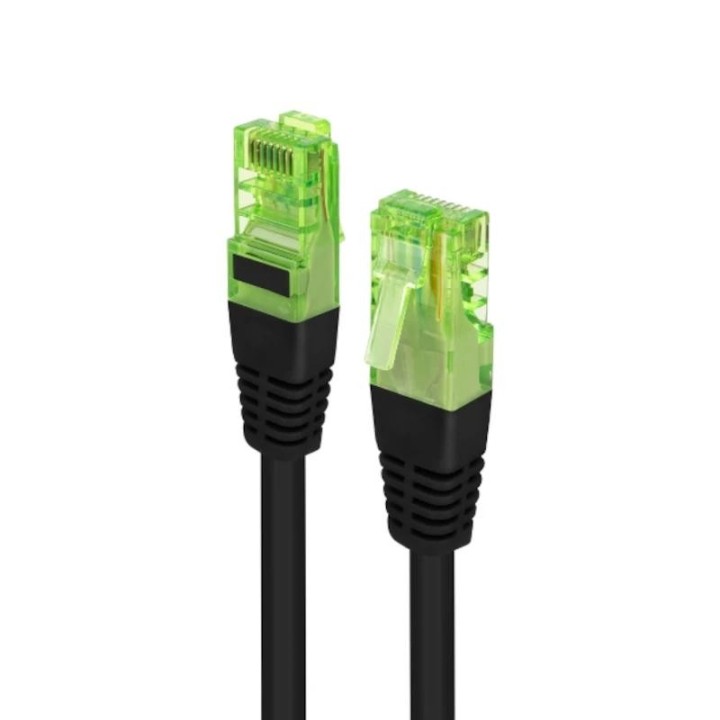 nanocable cable rj45 cat.6 utp cca 25cm negro