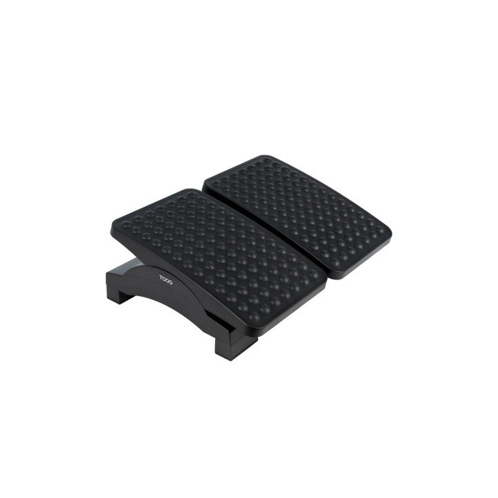 tooq tooq reposapies ajustable en altura e inclinacion, negro