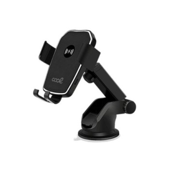 soporte coche cool+carga qi 360o cabezal giratorio