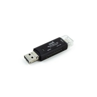 lector tarjetas cool 3 en 1  tipo c micro usb usb  sd sdhc microsd microsdxc xd