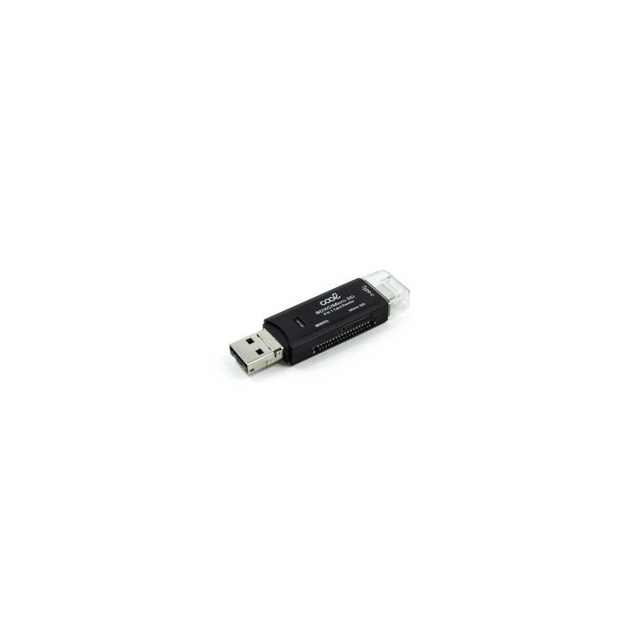 lector tarjetas cool 3 en 1  tipo c micro usb usb  sd sdhc microsd microsdxc xd