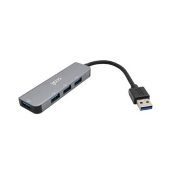 hub usb universal cool 4 puertos usb  2.0 3.0  1xusb 3.0 3xusb 2.0 hdmi 4k 30hz aluminio gris