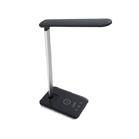 lampara led+base carga qi cool fold negro 3 modo luz carga 5 15w plegable