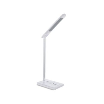 lampara led+base carga qi cool fold blanco 3 modo luz carga 5 15w plegable