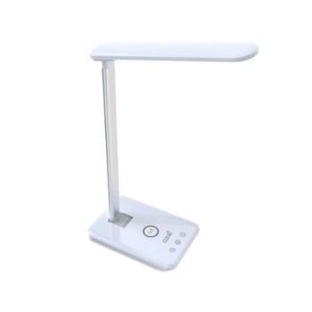lampara led+base carga qi cool fold blanco 3 modo luz carga 5 15w plegable