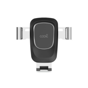 soporte coche cool gravity para movil negro 360o cabezal giratorio