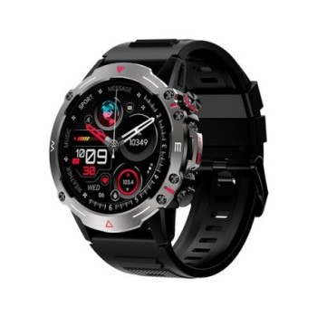 smartwatch cool amoled adventure negro 1.43  correa silicona 22mm ip67 bluetooth 5.2