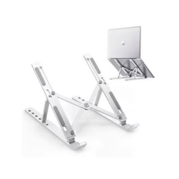 soporte portatil cool aluminio 240x44x10mm ancho max 160mm