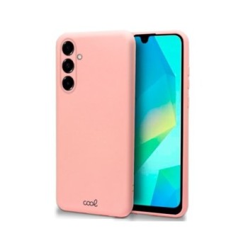 funda cool samsung galaxy a16 cover rosa silicona proteccion total camara