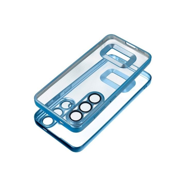 funda cool samsung a05s azul borde metalizado azul