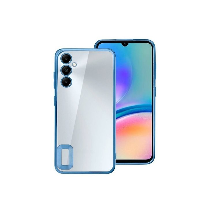 funda cool samsung a05s azul borde metalizado azul