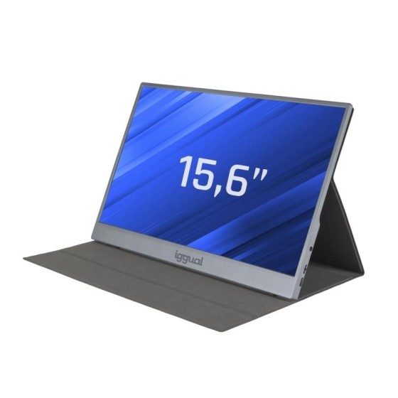 iggual monitor portatil 15,6 ips fhd usb c funda