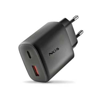 ngs cargador gan ultrarapido 45w usb c+ usb a