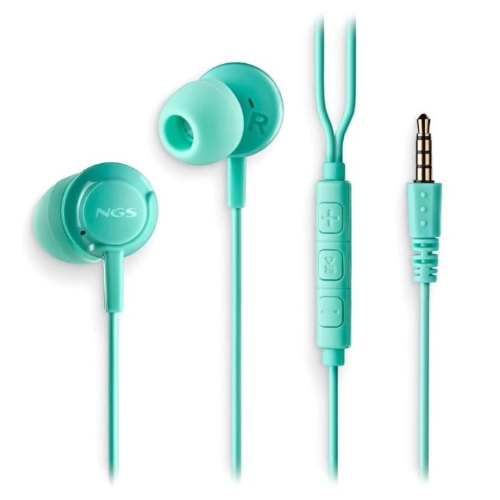 ngs aricular verde estereo cable jack 3.5 mm