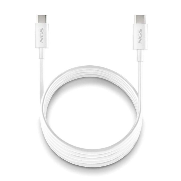 ngs cable carga rapida usb c a usb c 1m blanco