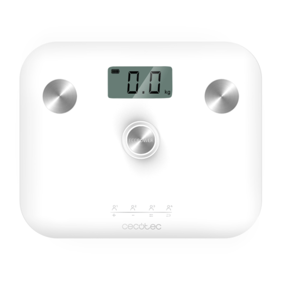 bascula de ba?o cecotec ecopower 10100 full healthy white