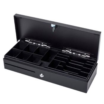 cajon portamonedas mustek 460x170mm 7 bill/8 mon apert vert rj12+ microswitch