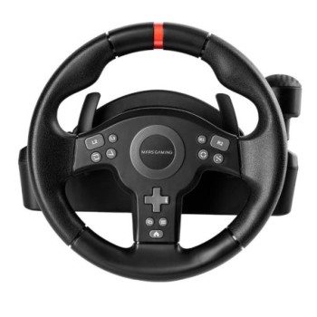 mars gaming volante simulacion carreras negro