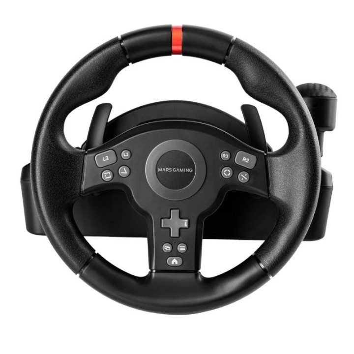 mars gaming volante simulacion carreras negro