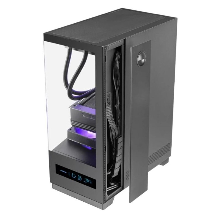 mars gaming caja atx pantalla monitor negro