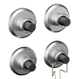 vogels vogels pla9305 pernos de fijacion dvled m6,m8,m10 dvled mounting bolts 4pcs