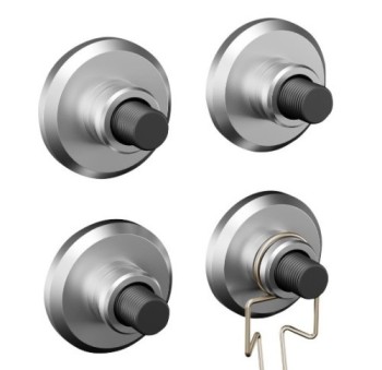 vogels vogels pla9305 pernos de fijacion dvled m6,m8,m10 dvled mounting bolts 4pcs