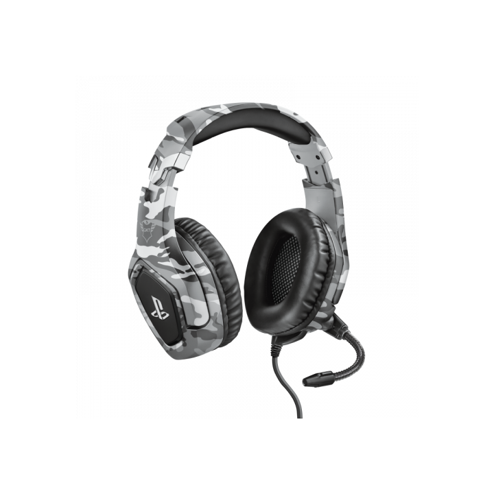 trust trust gxt 488 forze ps4 auriculares diadema conector de 3,5 mm negro, gris