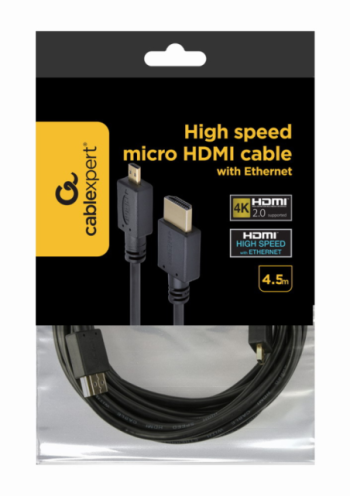 cable hdmi/micro hdmi m/m 4,5m gold