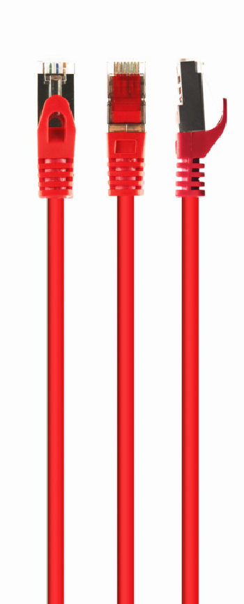 cable red s ftp gembird  cat 6a lszh rojo 0,5 m