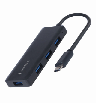 concentrador gembird usb 3.1  gen 1  tipo c de 4 puertos