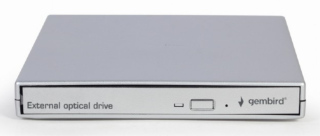 unidad de dvd usb externa gembird plata