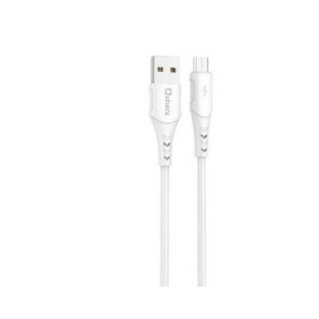 cable micro qcharx athens 2m 2m usb a micro 3a blanco pvc