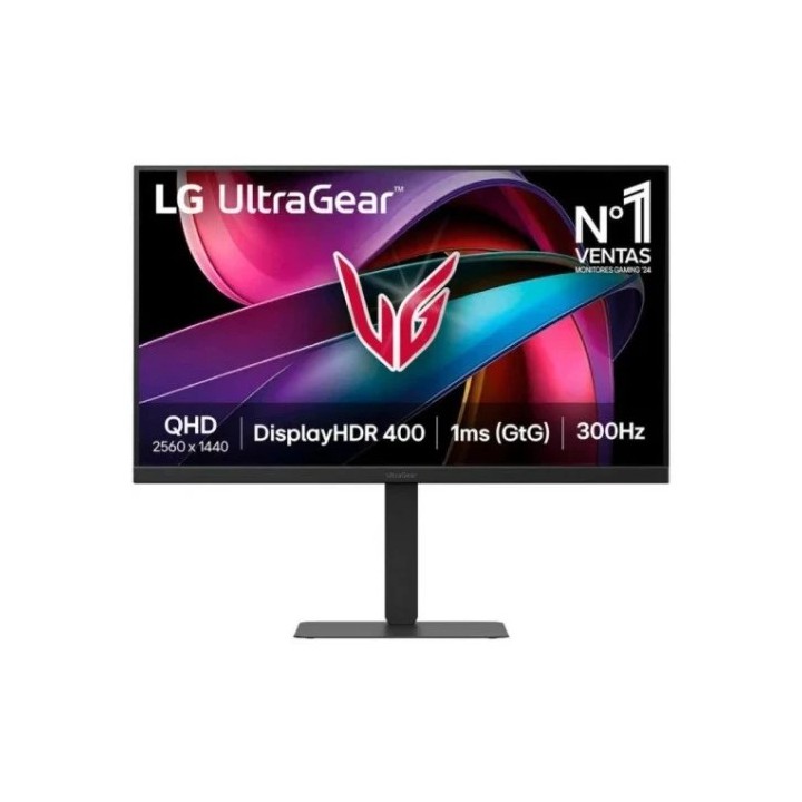 lg monitor lg ultragear, 27 pulgadas, panel ips 300 hz 1 ms, resolucion 2560 x 1440