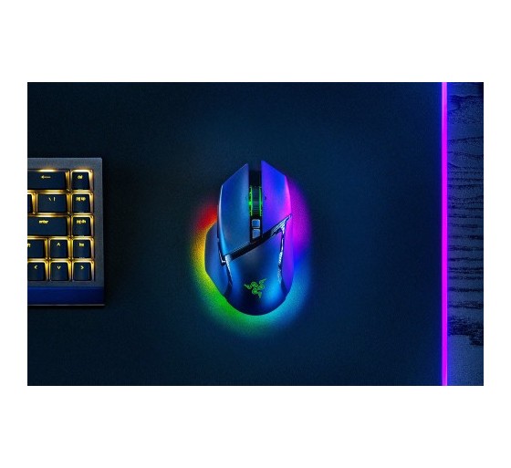 razer razer basilisk v3 pro raton mano derecha rf wireless + bluetooth + usb type c optico 30000 dpi