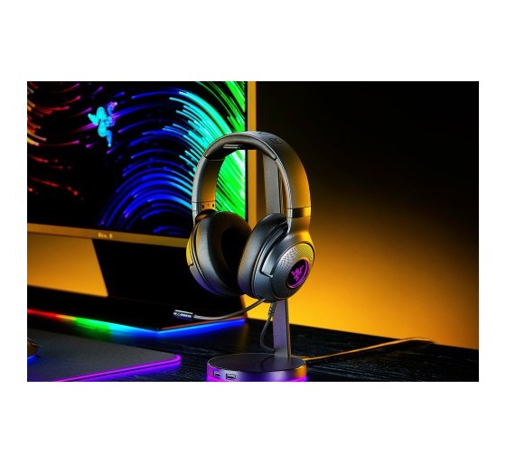 razer auriculares razer kraken v3 x usb  rz04 03750300 r3m1