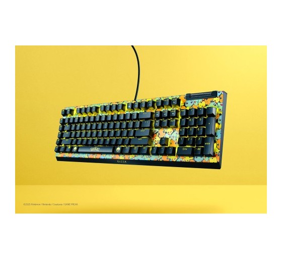 razer teclado razer blackwidow v4 x green switch pokemon kanto starters  us layout   rz03 04704200 r