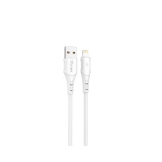 cable lightningn qcharx lisbon 1m 1m usb a lightning 3a blanco pvc