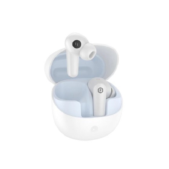 auricular qcharx sound inalambrico bluetooth 5,3 blanco