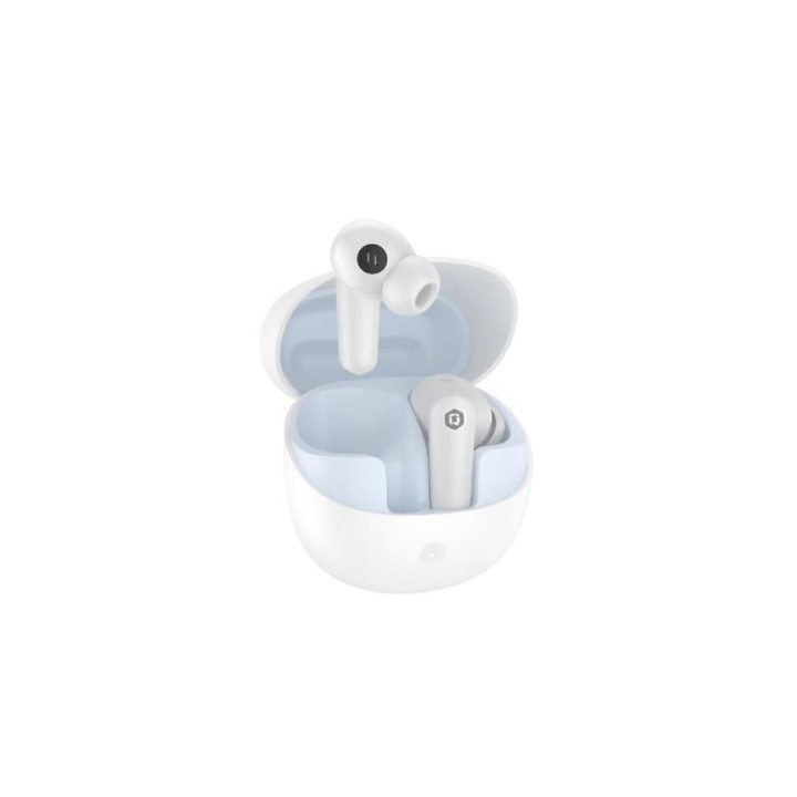 auricular qcharx sound inalambrico bluetooth 5,3 blanco